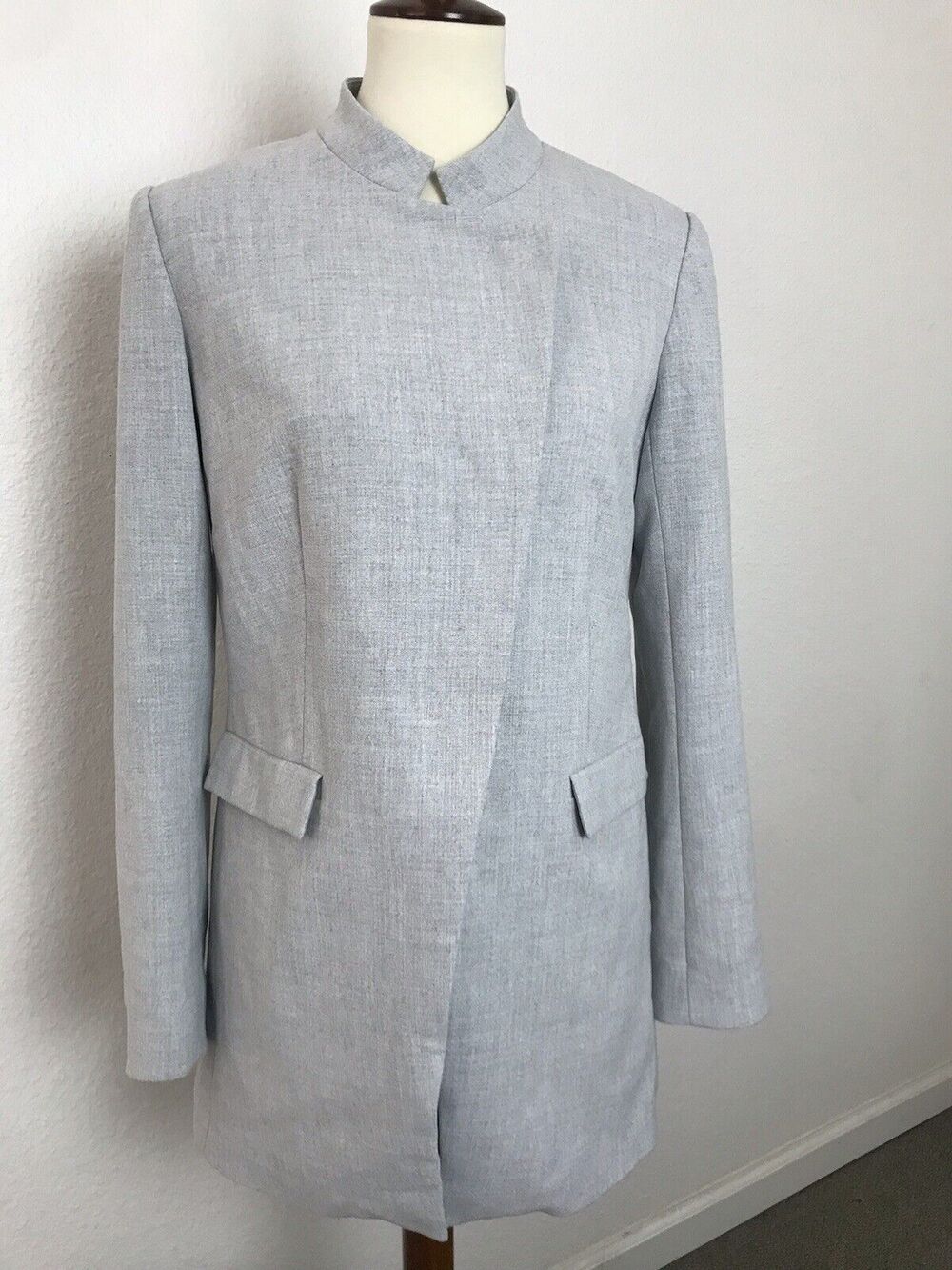 Amaryllis Jacket Asymmetrical High Collar Minimalist Corpcore Quiet Luxury